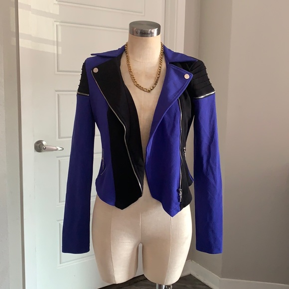 Women's Two-Tone Quilted Jacket, Size S - Picture 2 of 5